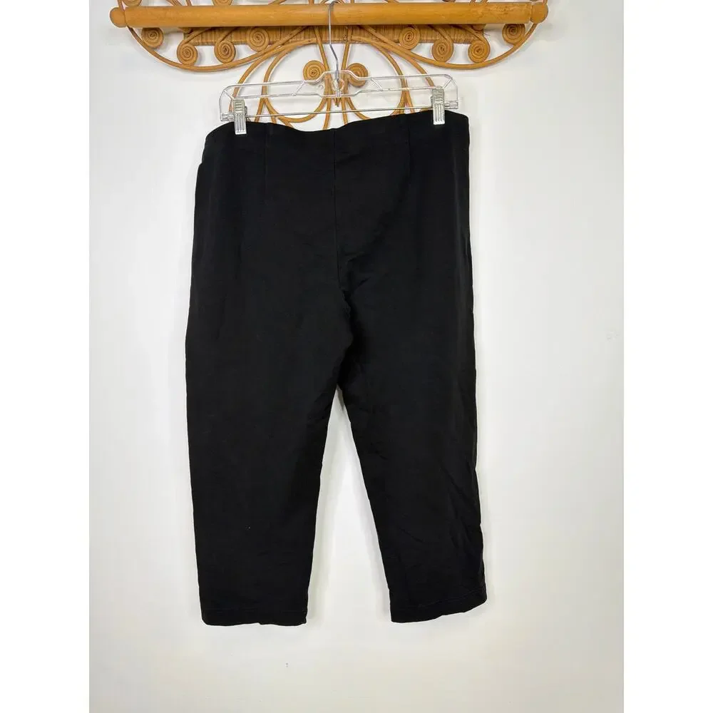 J.Jill Pure Jill Slim-leg Crop pants Black M